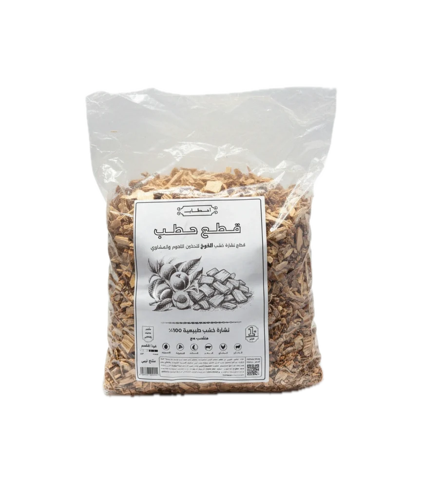 رقائق خشب الخوخ - 1 كجم